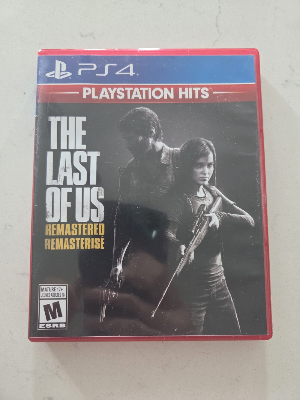 The Last of Us Remastered – Red Case, Black Cover